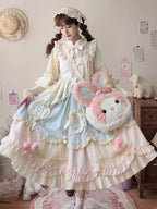 Dreamy Macaron - Sweet Lolita JSK Dress Solid Color Shirt - image 1