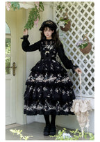 Letter and Poetry - Classic Lolita JSK Suit Four-tiered Twins Dress - image 10