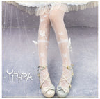 Wedding Night Butterfly - Kawaii Lolita Summer Tights - image 9