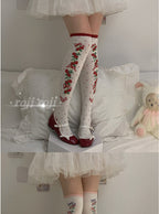 Autumn Sweet Lolita Cotton Thigh-high Socks - image 13