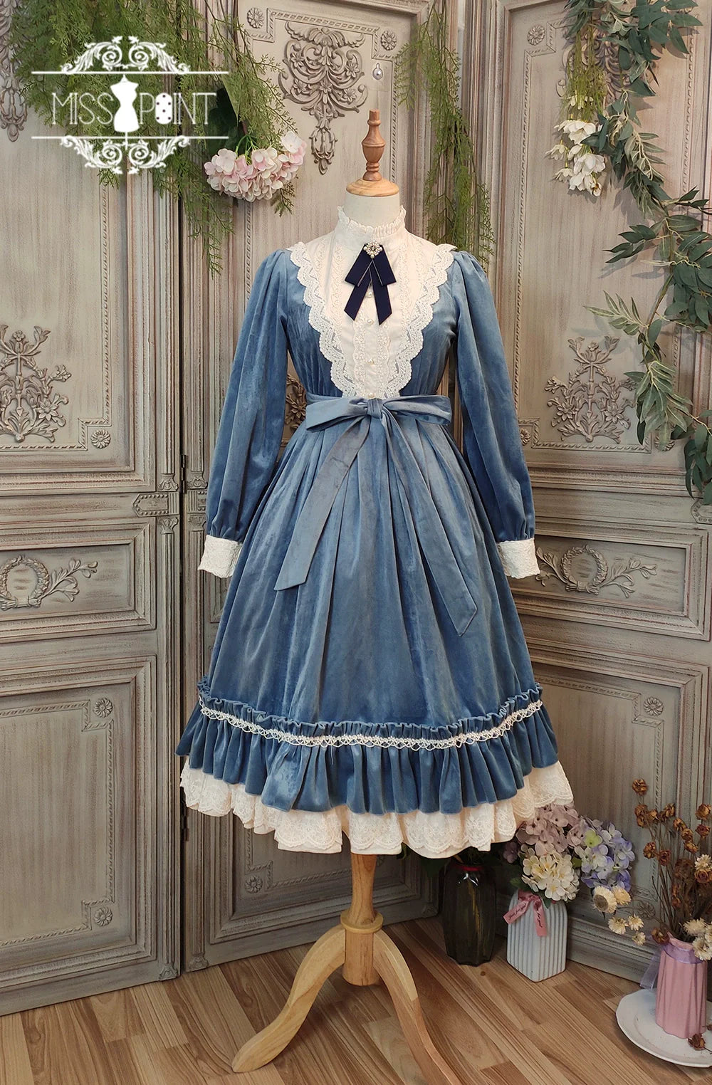 Vintage Elegant Velvet OP Dress - image 85