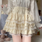 Kawaii Lolita Skirt Lace Cake Short SK - image 8