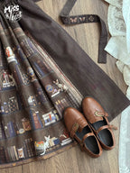 German Bookshelf - Classic Lolita Printed JSK Dress - image 50