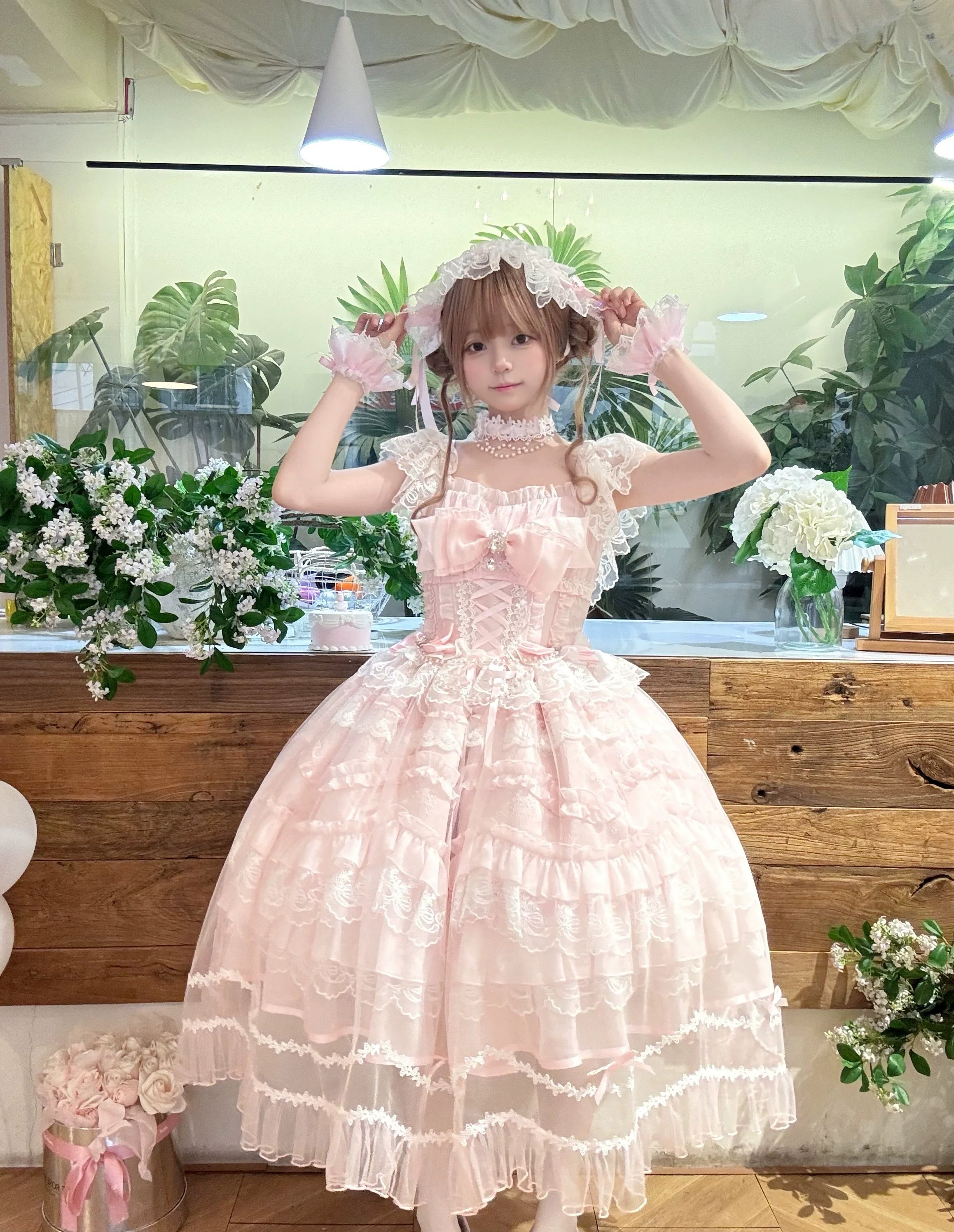 Eternal Vow - Wedding Lolita JSK, Detachable Overlay - image 6
