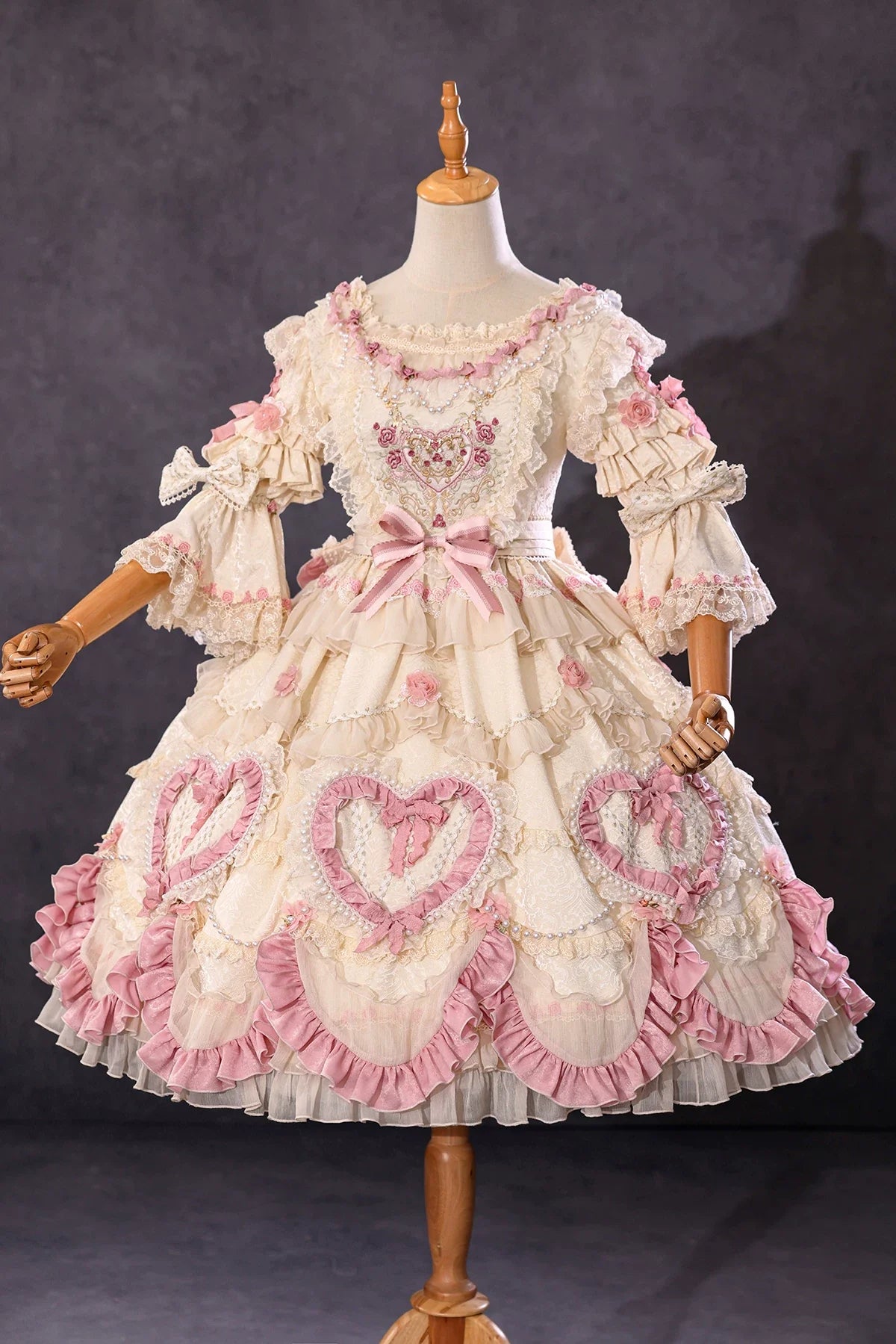 Antique Cake - Vintage Lolita Accessories, Flower Accent - image 25