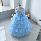 Shisan District - Wedding Lolita OP Suit with Angel Demon Wings - image 31