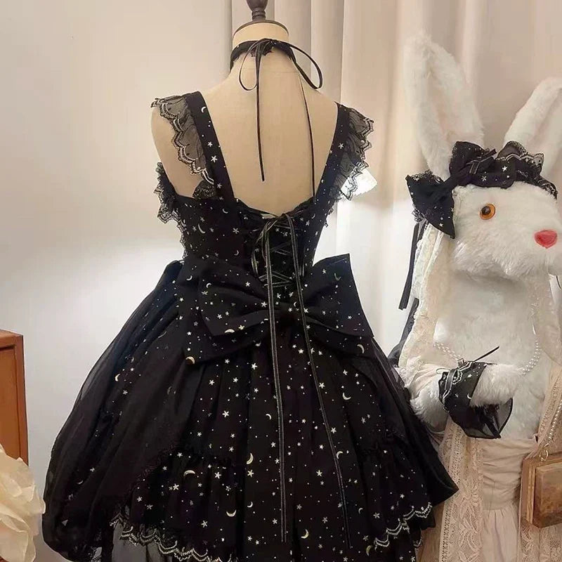 Starlight Nocturne Classic Lolita JSK and Accessories - image 5