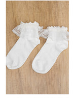 Liziliangchan Wing Cross Lace Lolita Socks - image 6