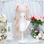 Soft Soft - Daily Lolita Long Curly Pink Wig - image 4