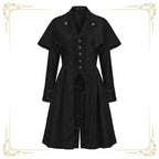 Sea of Hope - Ouji Lolita Long Coat, Detachable Cape - image 2