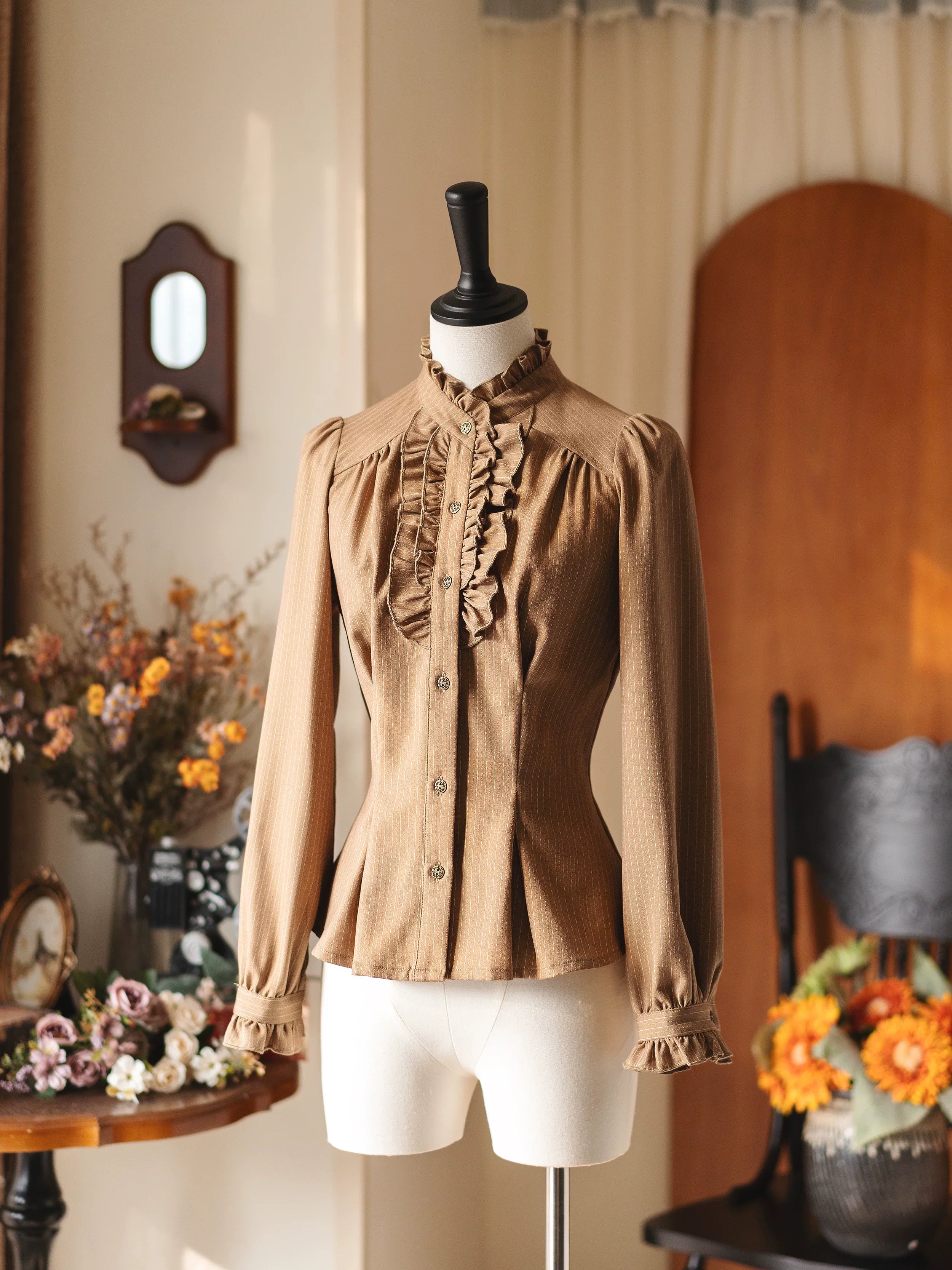 Forest Corridor - Classic Lolita Bust Supporting JSK, Waisted Shirt - image 25