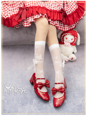 Wedding Night Butterfly - Kawaii Lolita Summer Tights - image 19