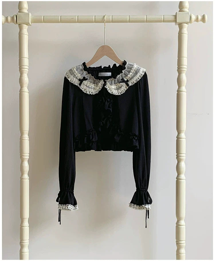 Half Summer - Sweet Lolita Sun Protection Bolero, Lace & Bow - image 5