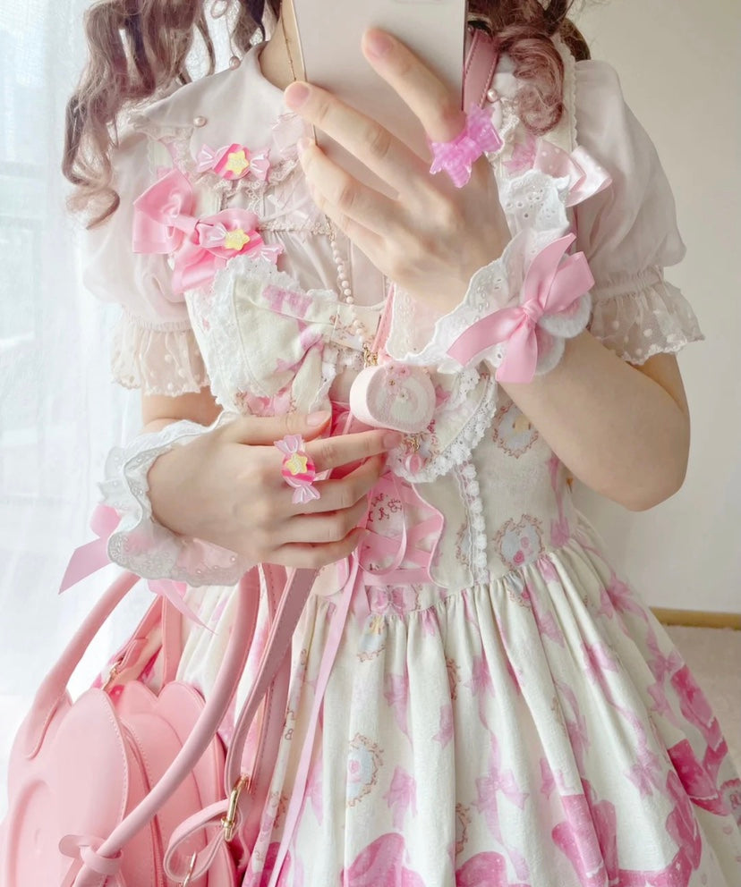 Rainbow Candy - Sweet Lolita Ring Hairclip - image 23