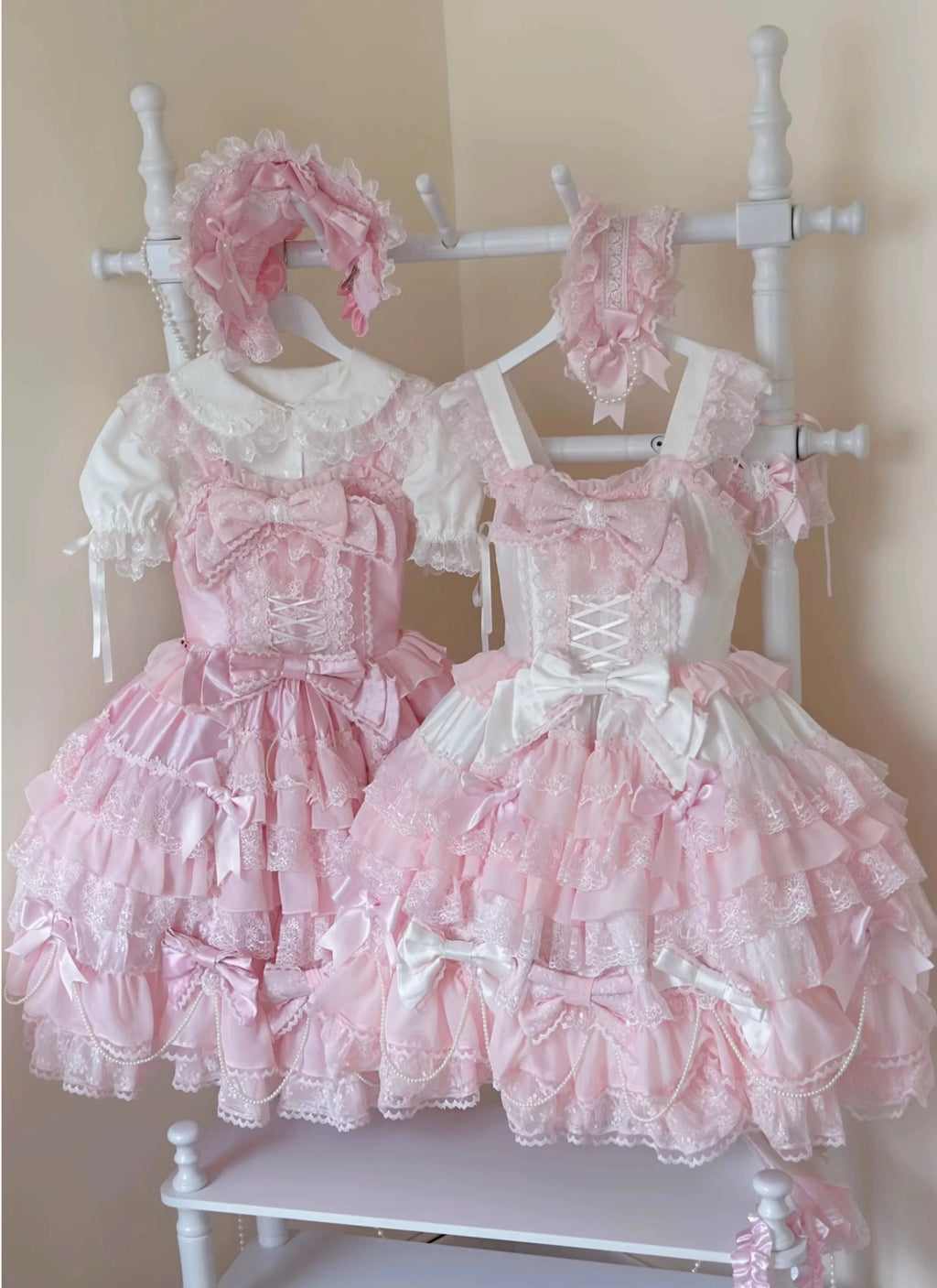 Love Descends - Wedding Lolita JSK Dress, White Blouse and Accessories - image 1