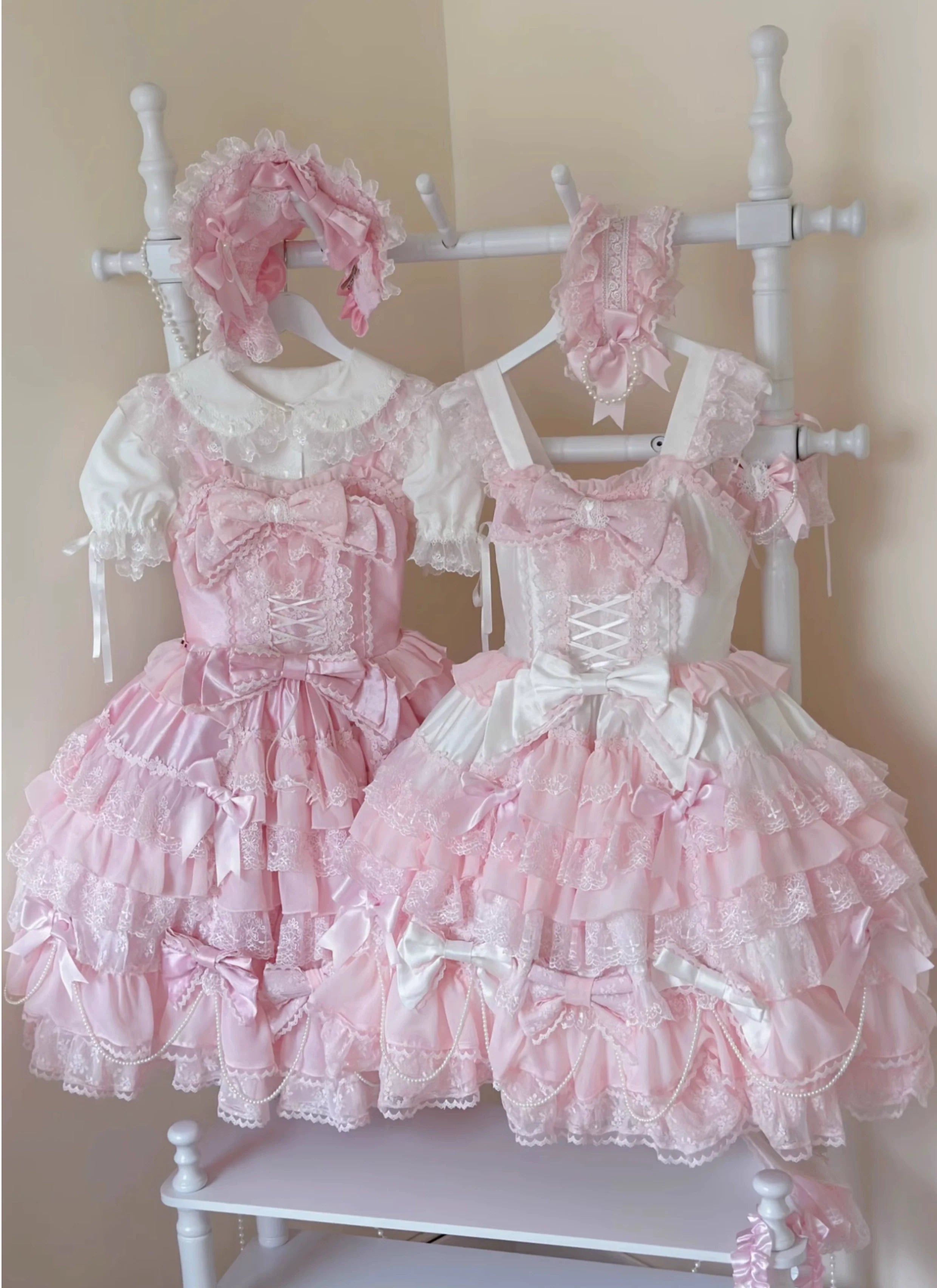 Love Descends - Wedding Lolita JSK Dress, White Blouse and Accessories - image 1