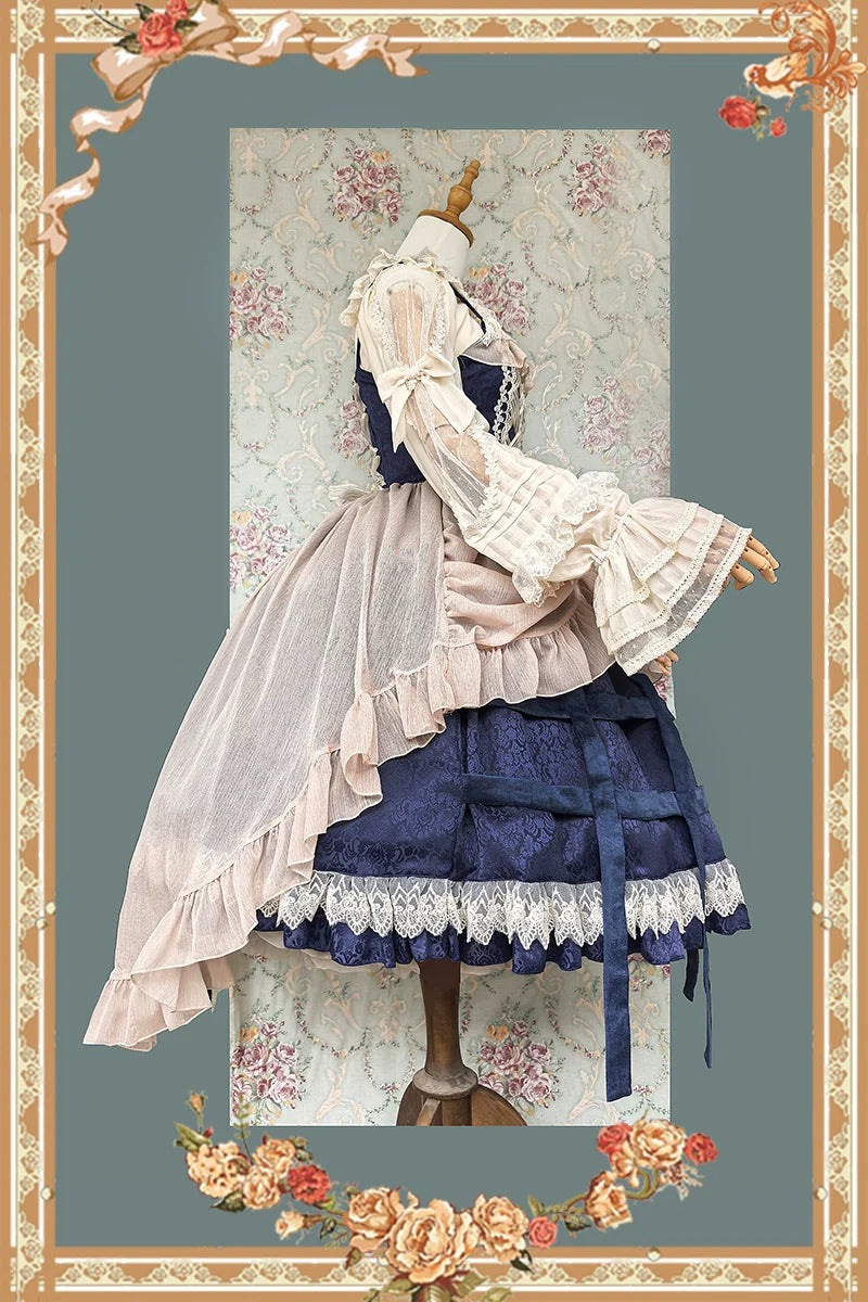 Lilith's Cage - Gothic Lolita JSK Dress & Blouse - image 11