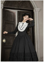 Audrey's Reply - Classic Lolita Square Neck OP, Detachable Embroidered Collar and Accessories - image 18