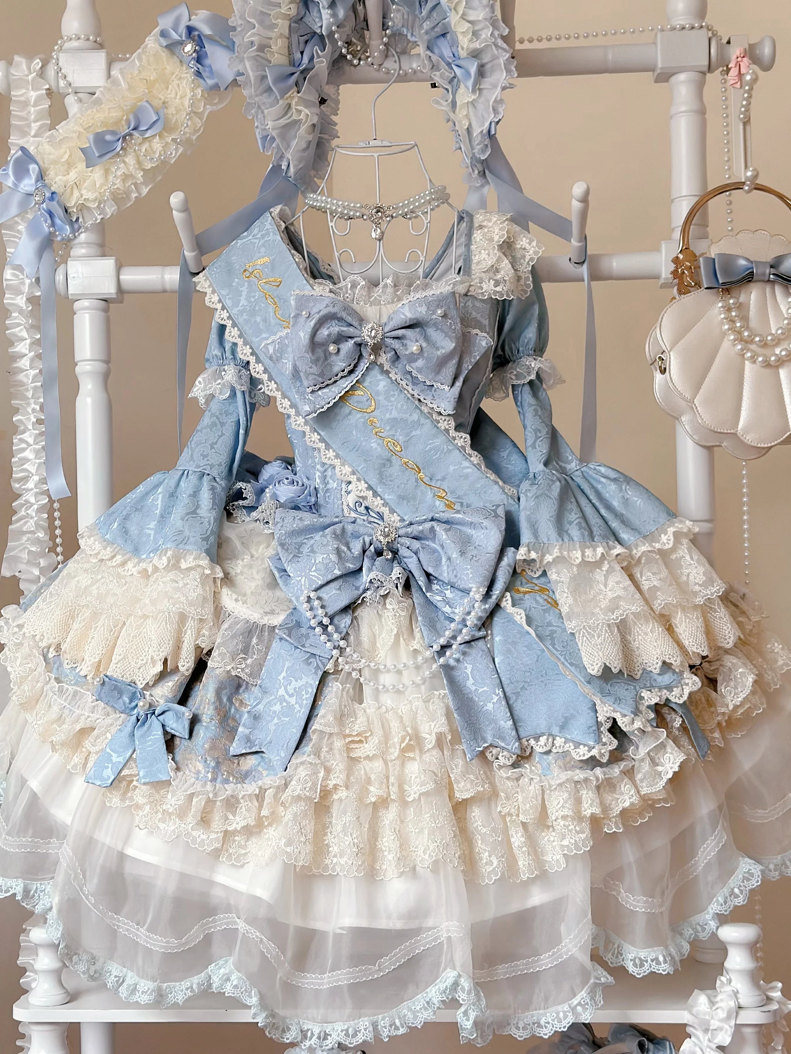 Cloris's Kiss - Sweet Lolita OP Dress and Accessories - image 1