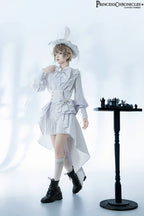 Rabbit Theater White Moonlight - Ouji Lolita Shorts Set, Rabbit Hat - image 16