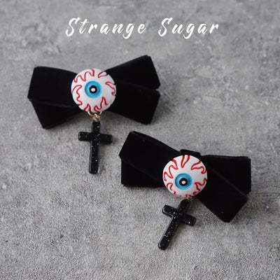 Strange Sugar Gothic Skull Bat Hairclip Collection - image 8