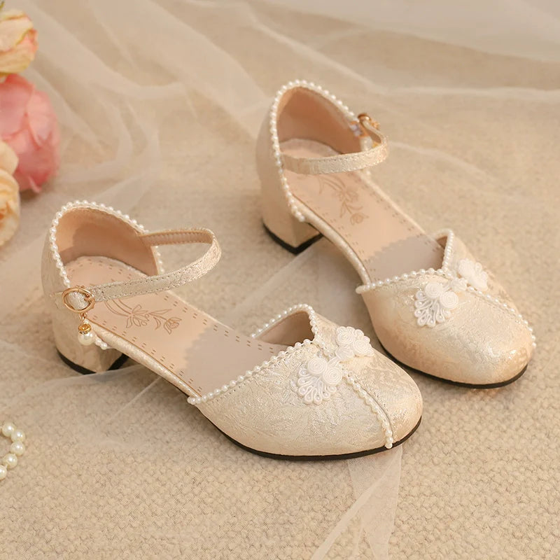 Heart Jade Qi Lolita Chunky Heel Shoes - image 14
