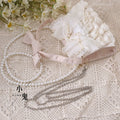 Elegant Lolita Handbag Ivory Tea Party Lolita Bag - image 10