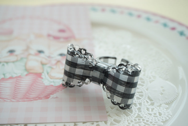 Sweet Lolita Bow Ring and Necklace - image 41