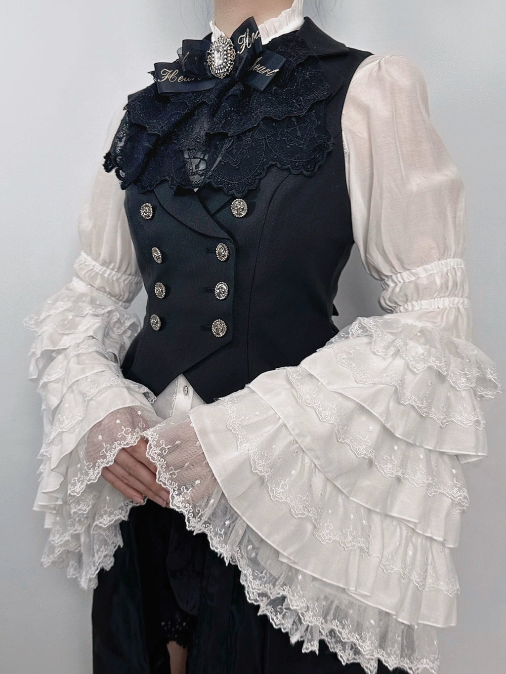 Elegant Lolita Bib Lace Lolita Accessory - image 21