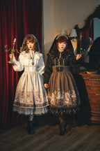 Demon Hunting Notes - Fishbone Gothic Lolita Skirt - image 29