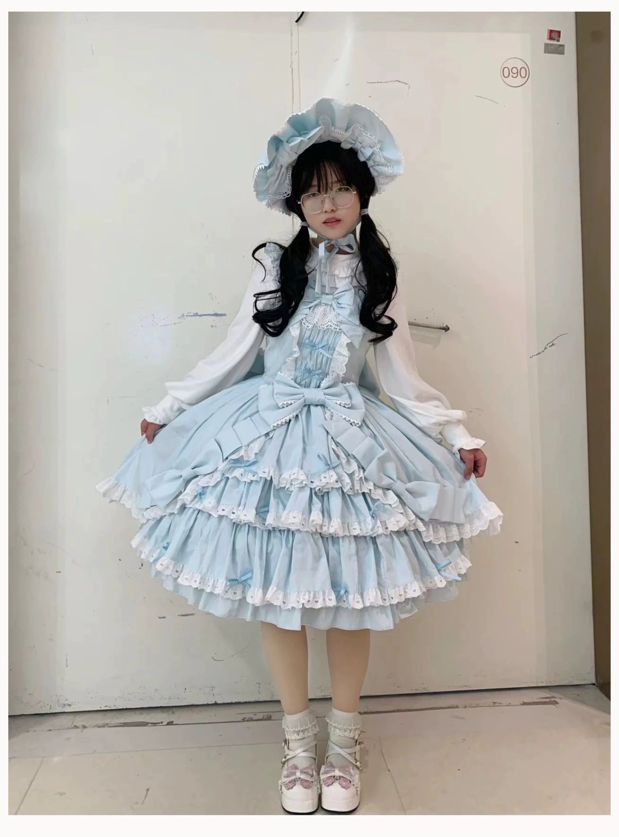 Gryza Plus Size Princess Lolita JSK with Cotton Tiered Ruffles - image 9