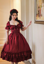 CLA Vintage French Lolita OP Dress - image 51