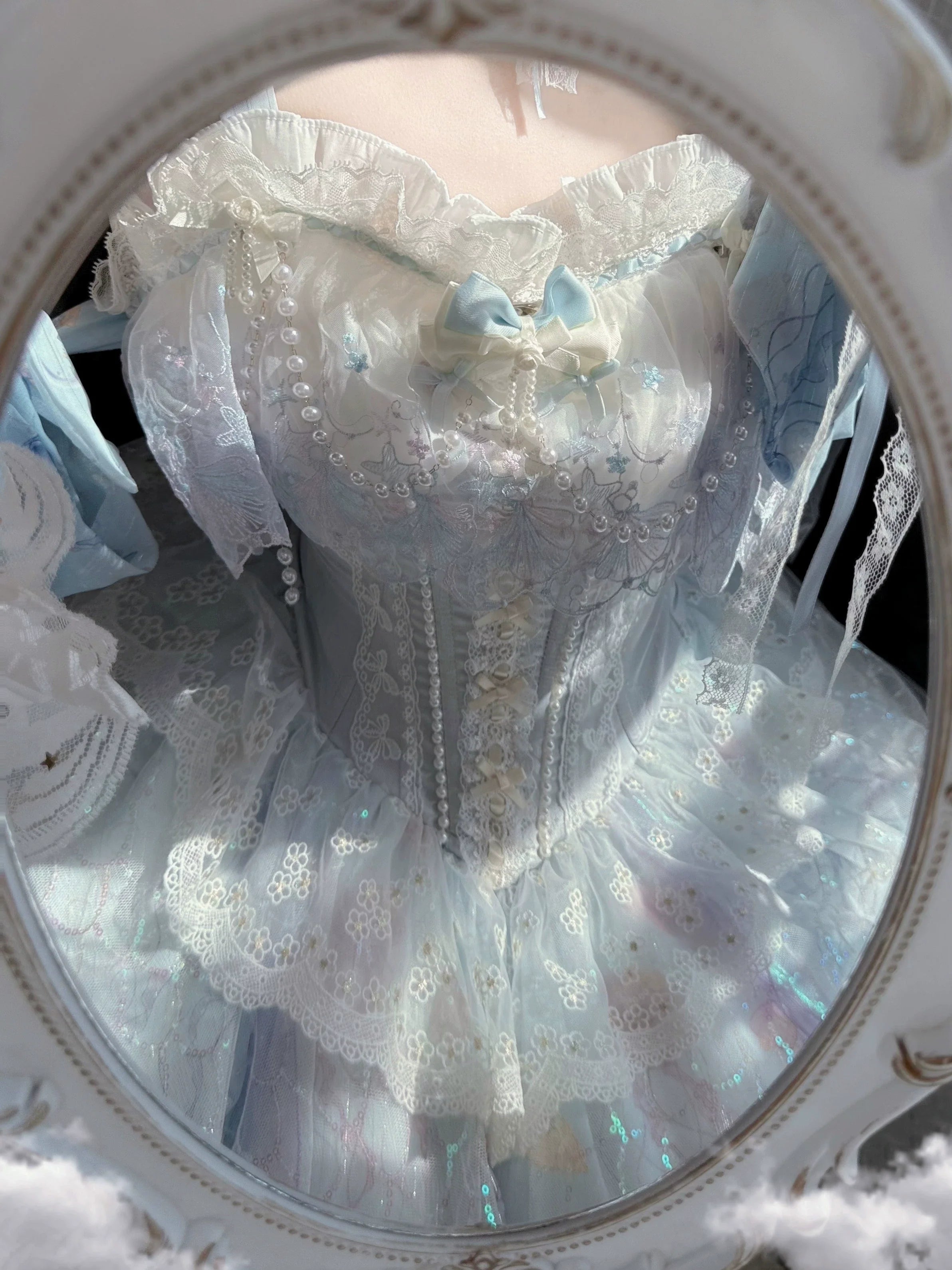 MermaidTears - Wedding Lolita JSK Dress, Ocean Theme - image 14