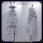 Rabbit Theater White Moonlight - Ouji Lolita Shorts Set, Rabbit Hat - image 20