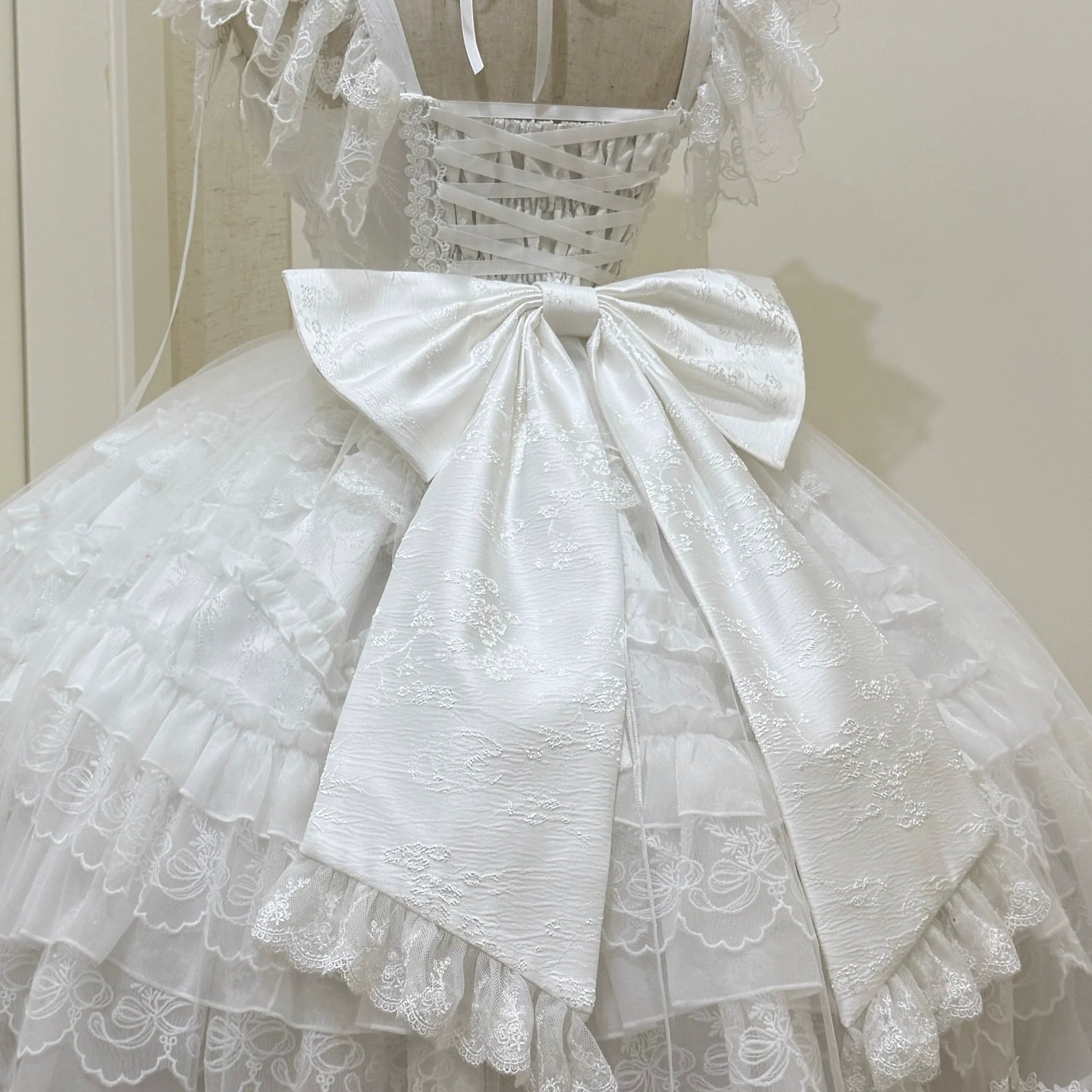Eternal Vow - Wedding Lolita JSK, Detachable Overlay - image 28
