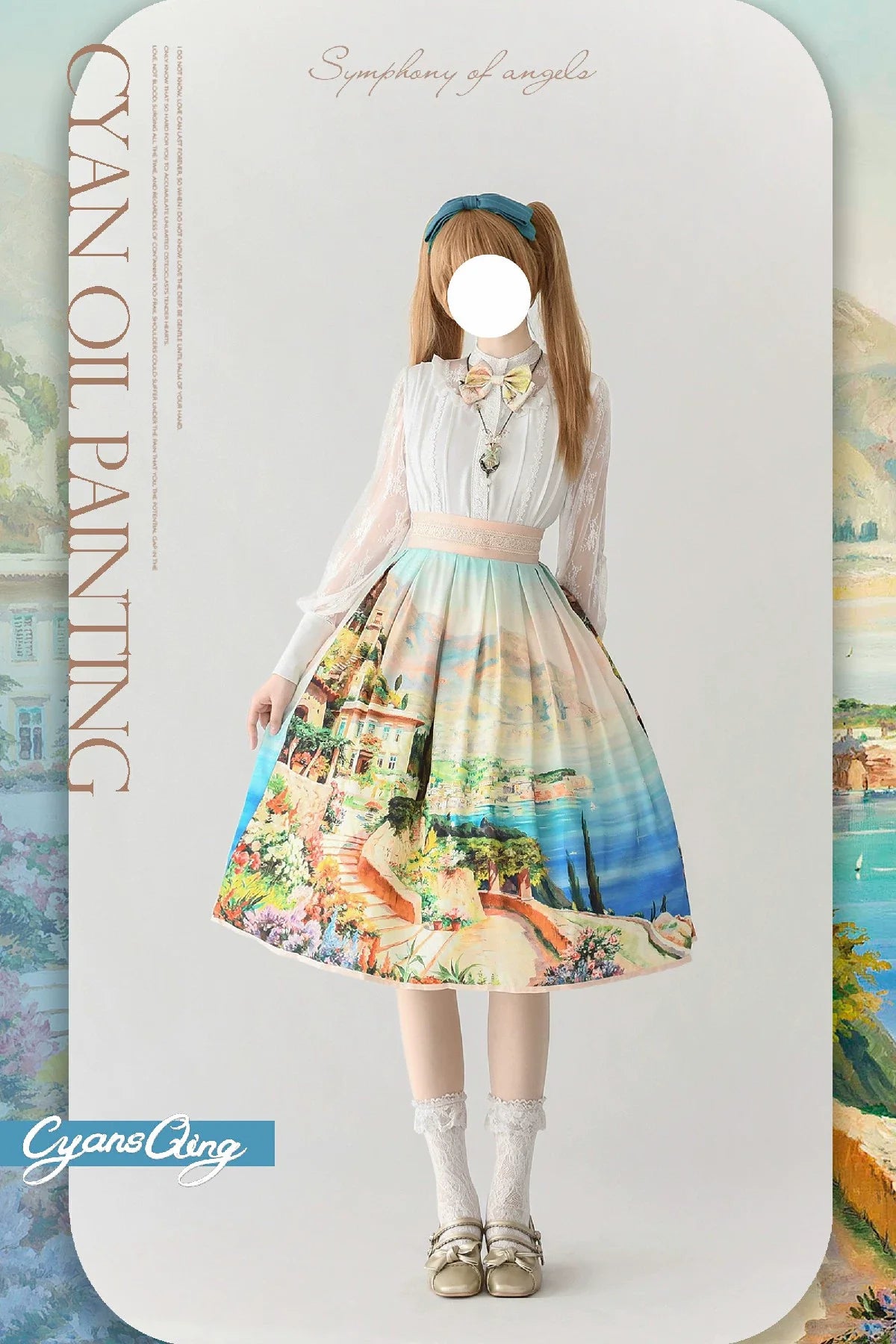 Oil Painting Collection - Elegant Lolita Skirt Printed SK - image 10