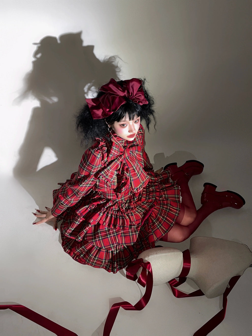 Humanoid Gift Box - Plaid Gothic Lolita Blouse & SK - image 11
