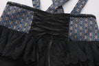 Immortal Bunny's Invitation - High-Waist Ouji Lolita Lantern Shorts, Detachable Straps - image 11