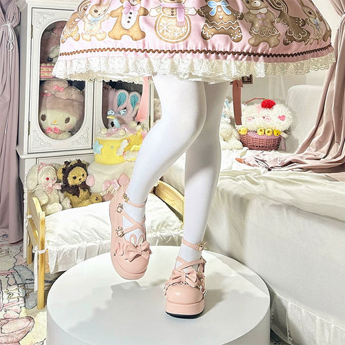 Bond Bunny - Sweet Lolita Platform Shoe, Bunny Ear Accents - image 1