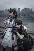 Evil Python 2.0 - Military Lolita Gothic OP Dress - image 5