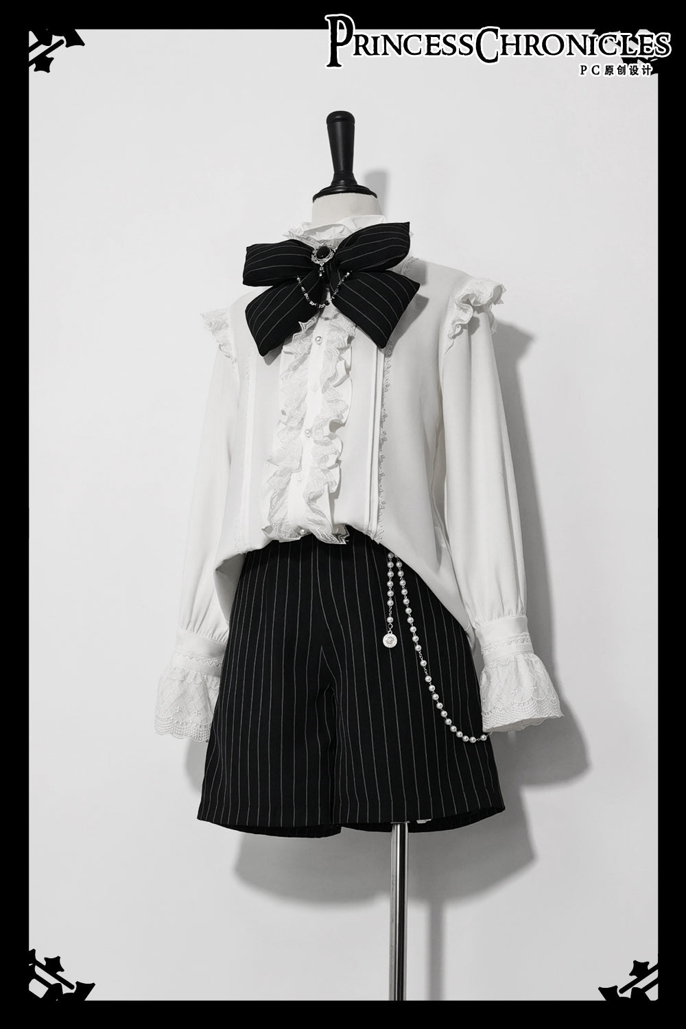 Rabbit Theater Ouji Lolita Blouse and Shorts Set - image 11