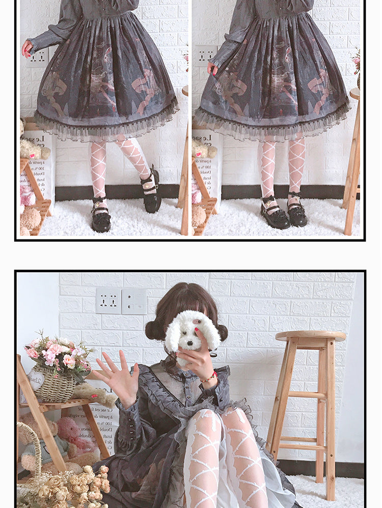 Thorn Kiss - Lolita Thigh Stockings Lolita Pantyhose - image 9