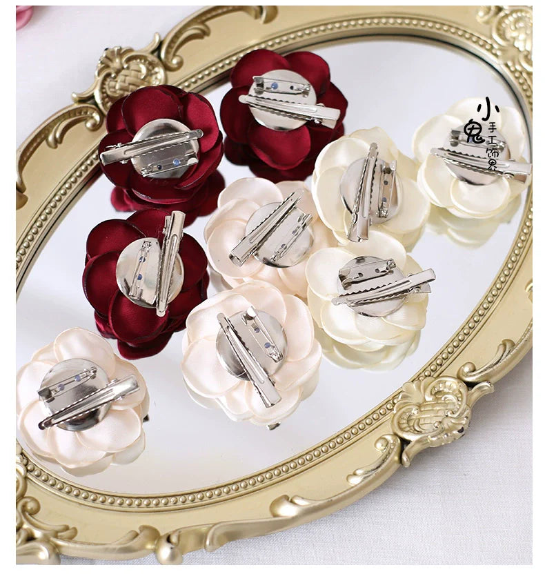 Retro Lolita Brooch Rose Hairpins Flower Headdress - image 22