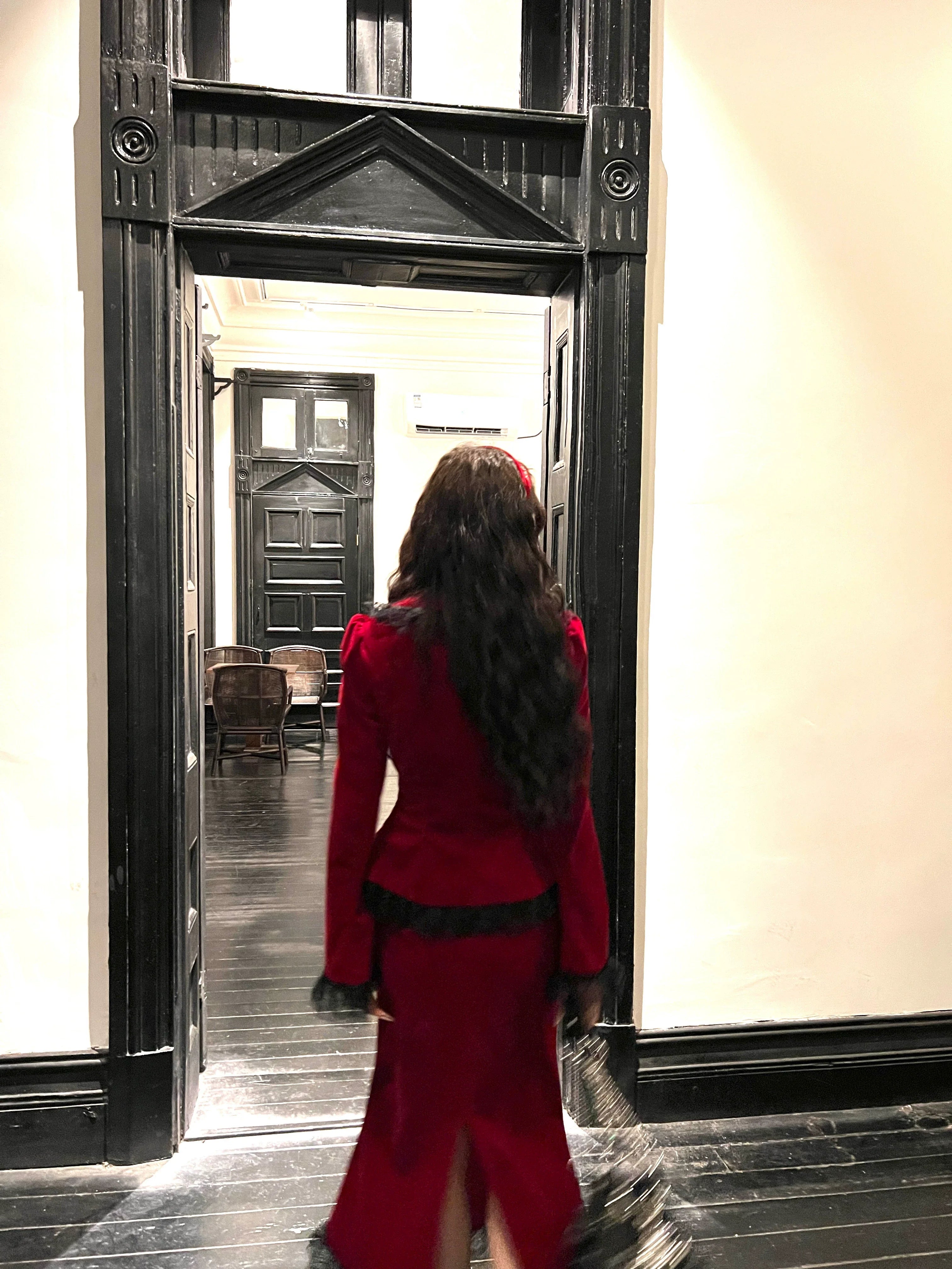Poisonous Apple - Burgundy Lolita Jacket and Fishtail Skirt Options - image 7