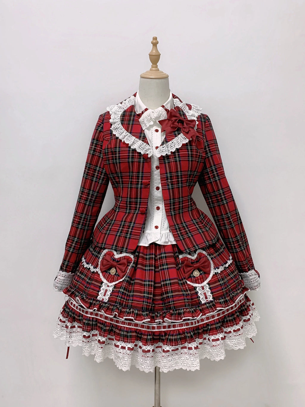 Bunny's Wish - Old School Lolita Coat, Flounce Hem Skirt - image 1