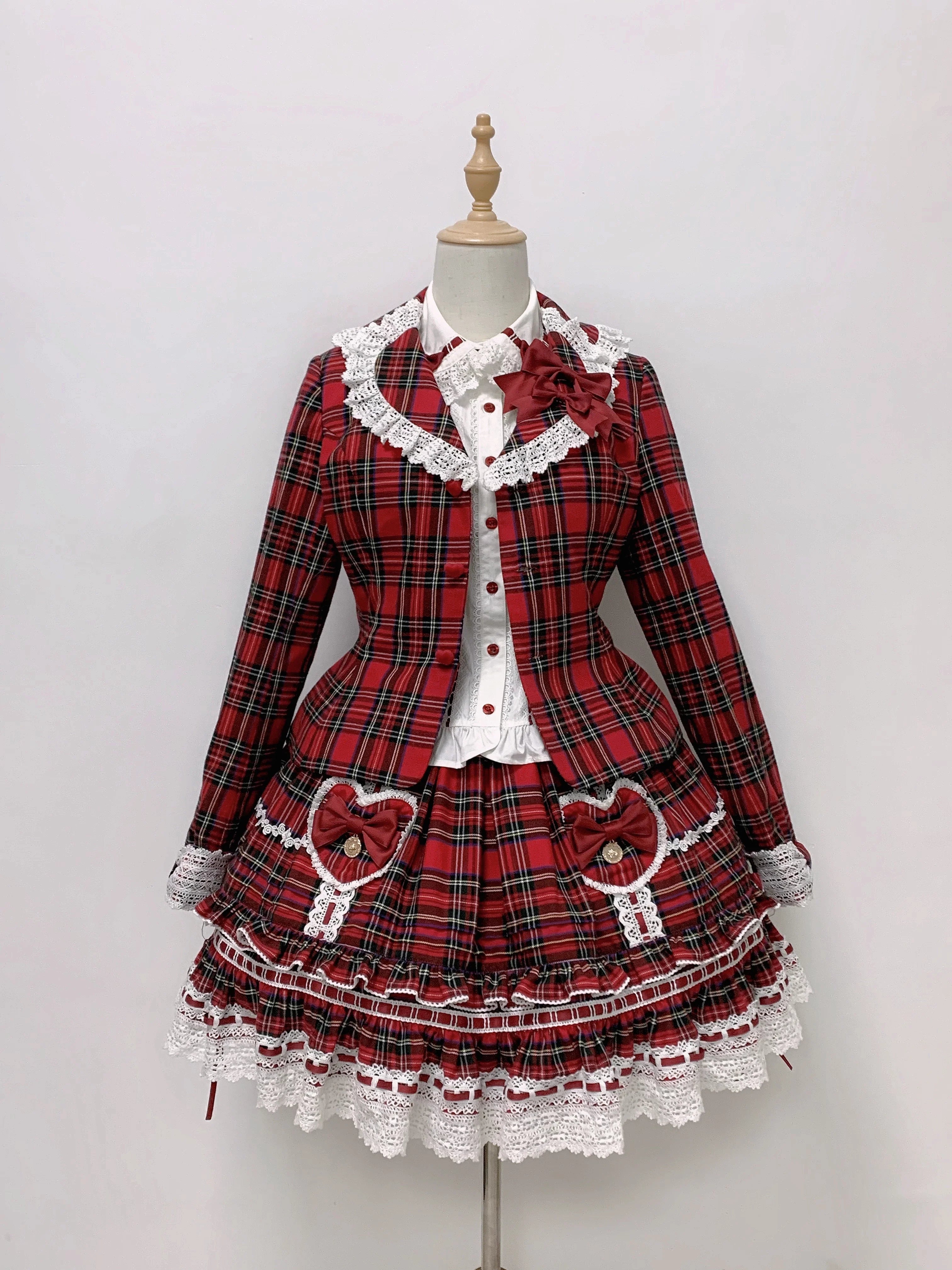 Bunny's Wish - Old School Lolita Coat, Flounce Hem Skirt - image 1