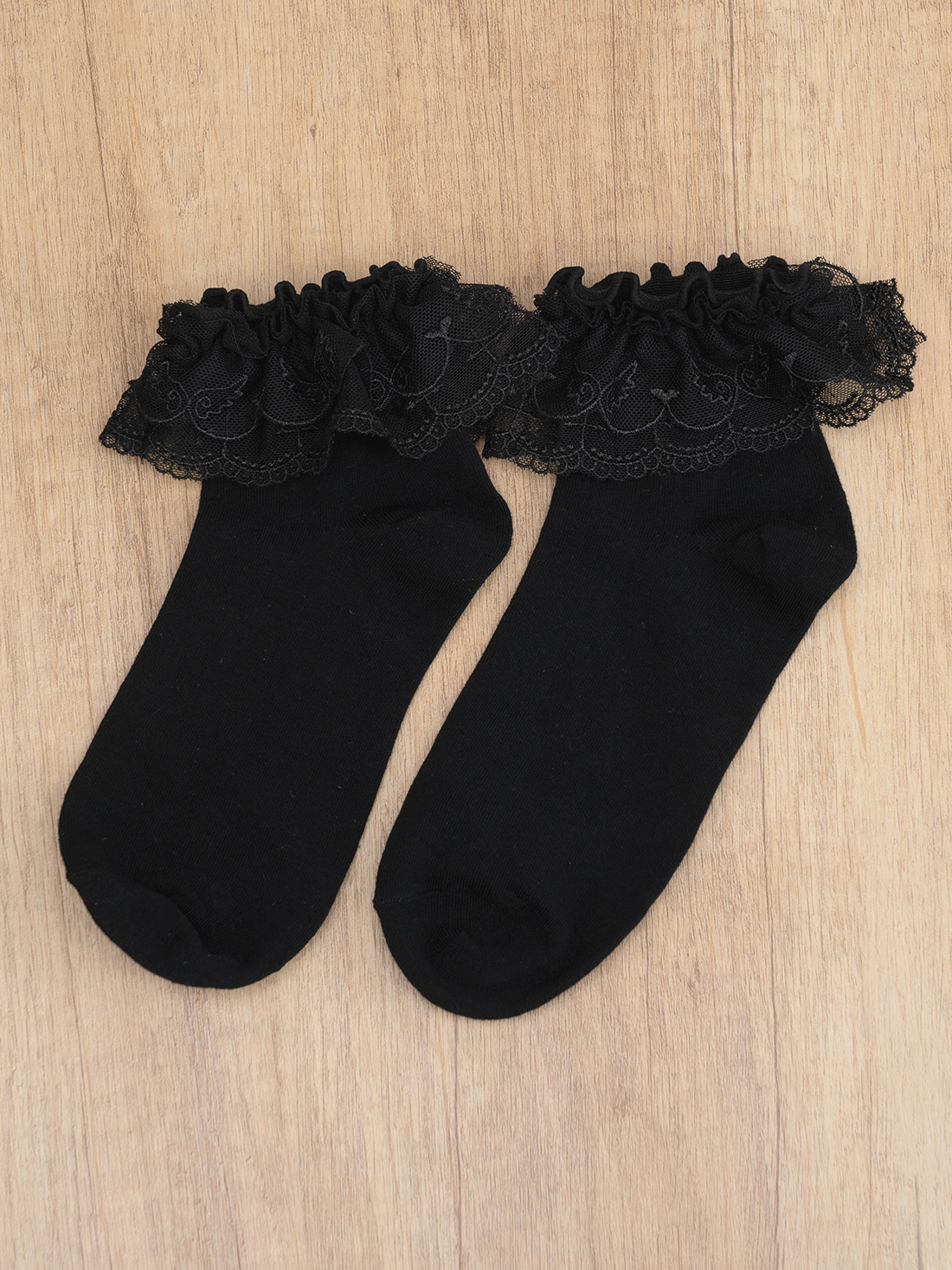 Liziliangchan Wing Cross Lace Lolita Socks - image 8