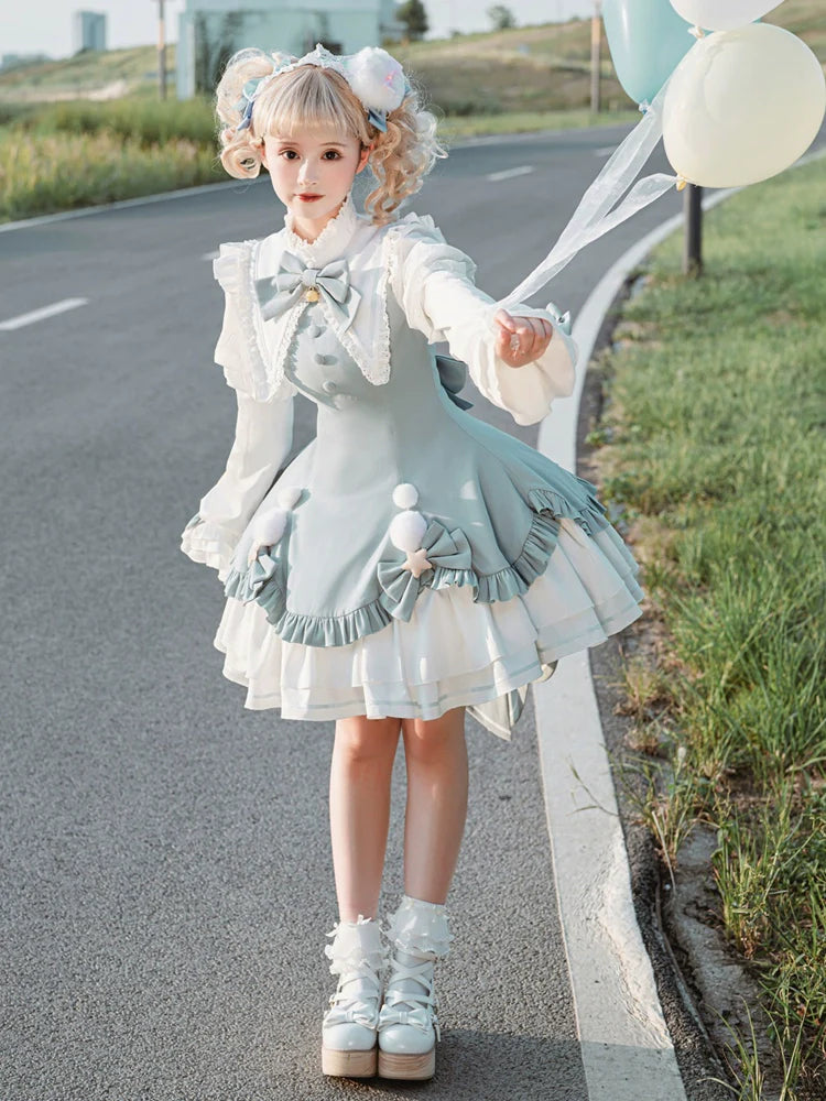 Magic Girl - Sweet Lolita Long Sleeve OP Christmas - image 13