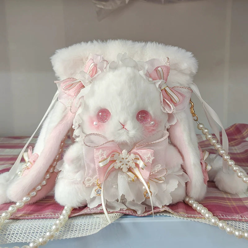 Kawaii Lolita Bag Handmade Bunny Crossbody Shoulders Bags - image 12