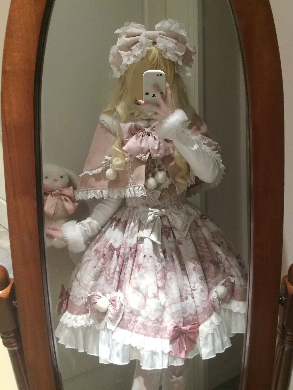 Dessert Catlets - Sweet Lolita JSK, Strawberry And Cat Prints - image 16